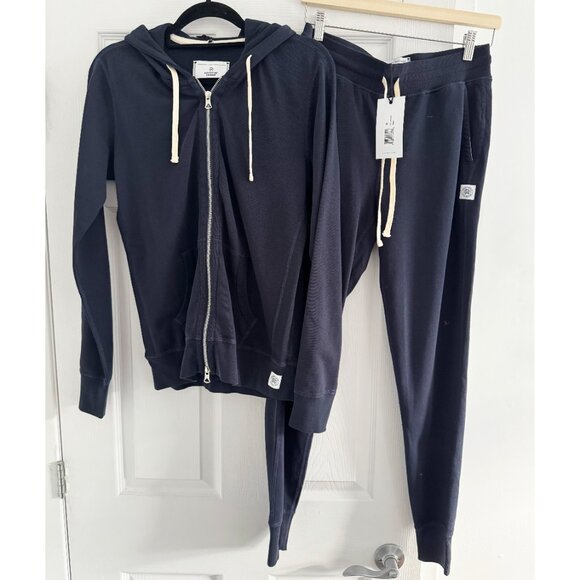 Reigning Champ Sweatsuit in Navy, size Medium (fits S/M) - Picture 2 of 13